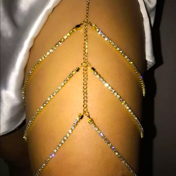 🟢 Sexy thigh body chain - 3/25 SALE - Picture 2 of 5